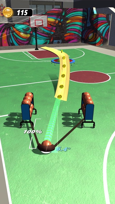 Slingshot Basketball! Screenshot