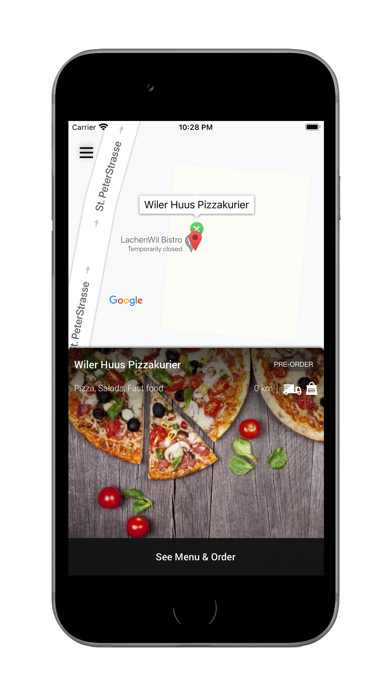 Wiler Huus Pizzakurier Screenshot