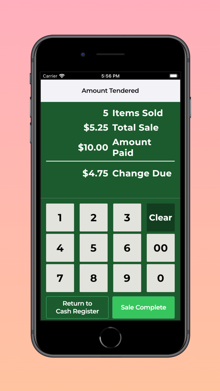 Holiday Shop Cash Register