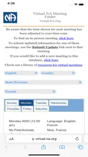 na meeting search iphone screenshot 3