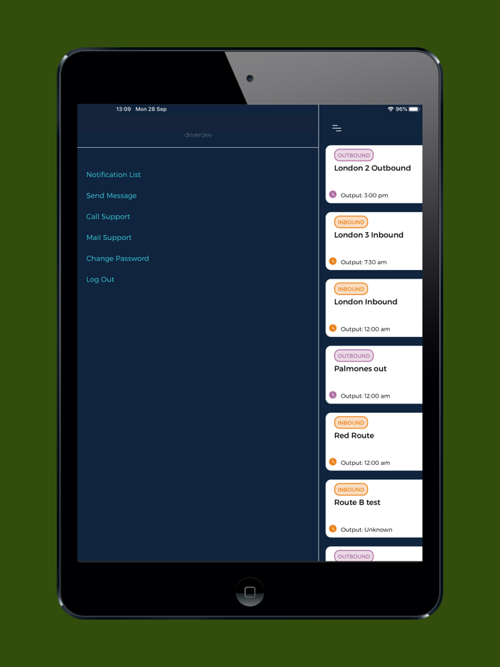Monmouthshire Driver App
