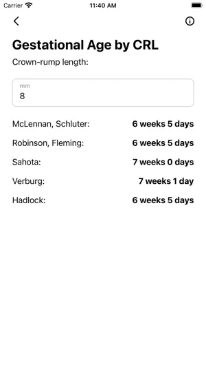 Obstetrics Calculator screenshot 4