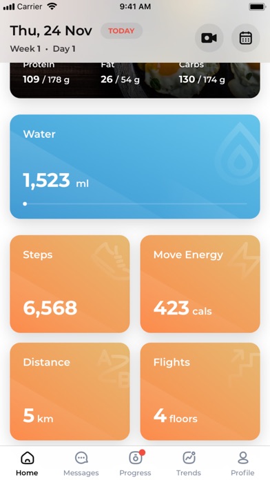 Glowinski Fitness Screenshot