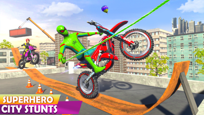 Superhero Bike Stunts Game Screenshot