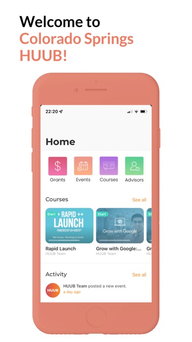Screenshot 1 of Colorado Springs HUUB App