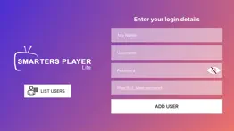 smarters player lite iphone screenshot 1