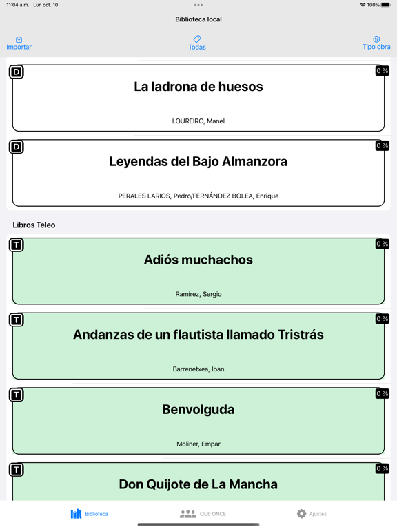 Screenshot #6 pour Gestor ONCE libros digitales