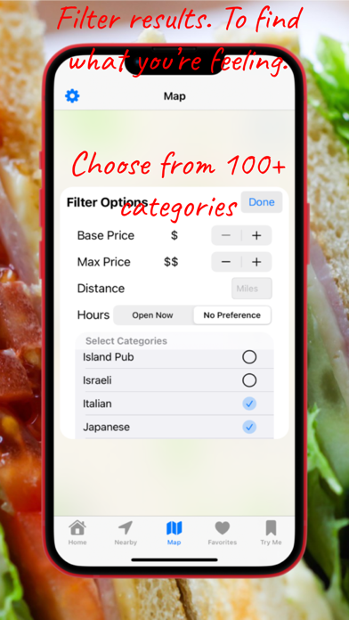 Nearby Food Screenshot