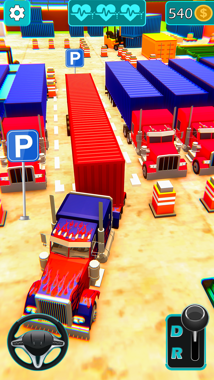 Truck Driving 3D Parking Game