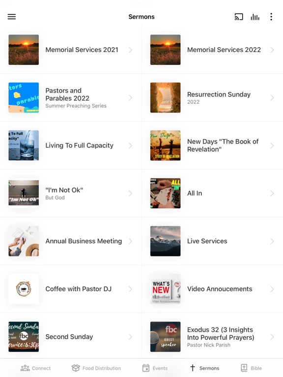 fbcchanute iPad screenshot 2 - Education app