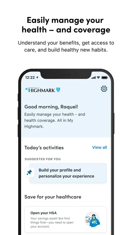 My Highmark App screenshot 1 of 5