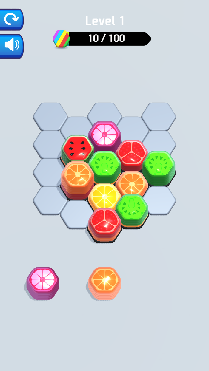 Watermelon Hexa - Blast Puzzle