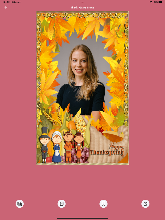 ThanksGiving Wishes PhotoFrame