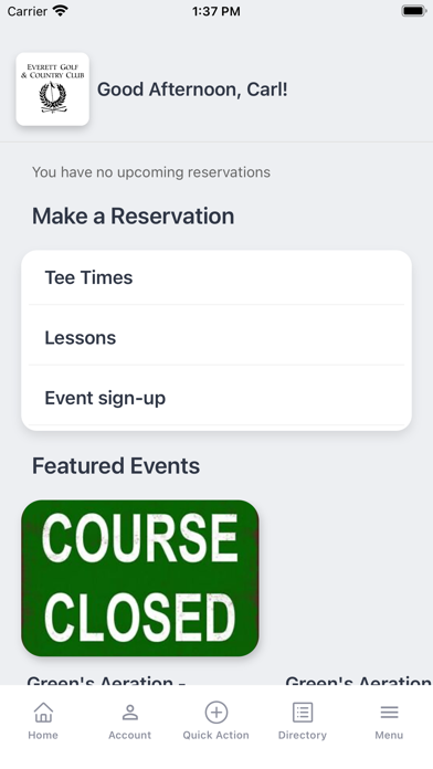 Everett Golf & Country Club Screenshot