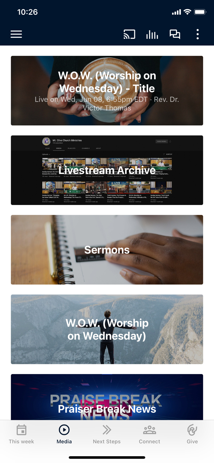 Mount Olive Church Ministries