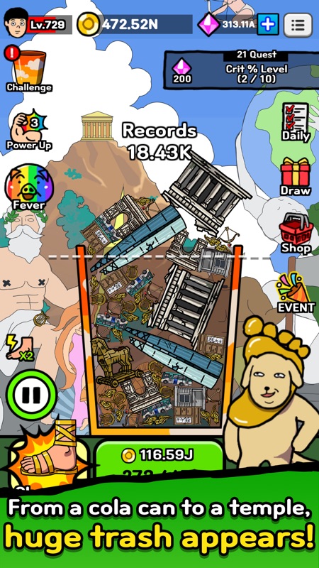 Trash King: Clicker Games screenshot 2