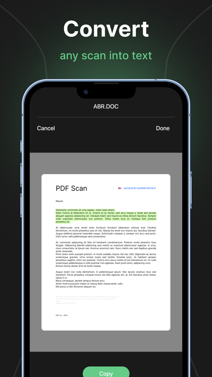 MScanner PDF Docs Scanner App