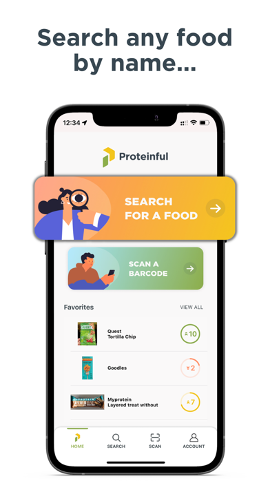Proteinful - Nutrition Info Screenshot