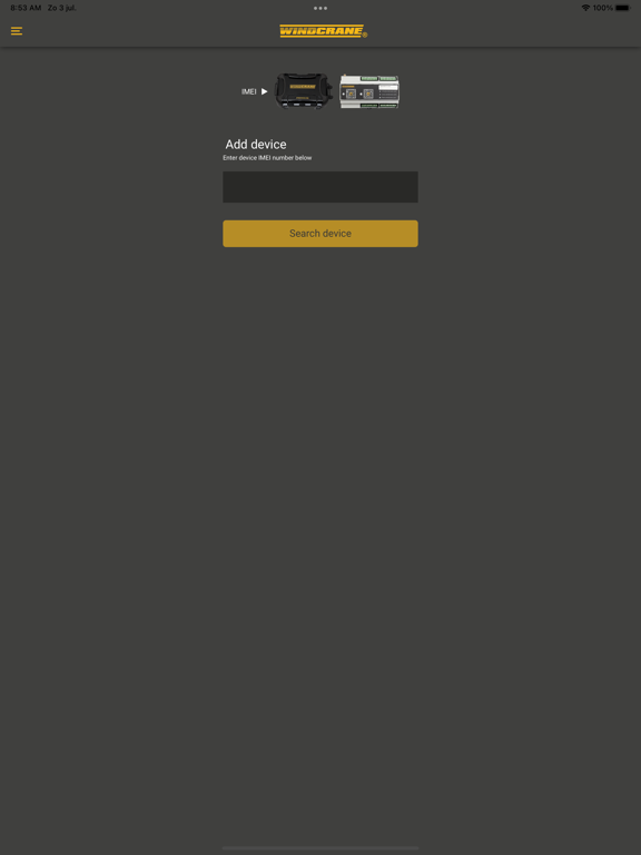 WINDCRANE Go iPad screenshot