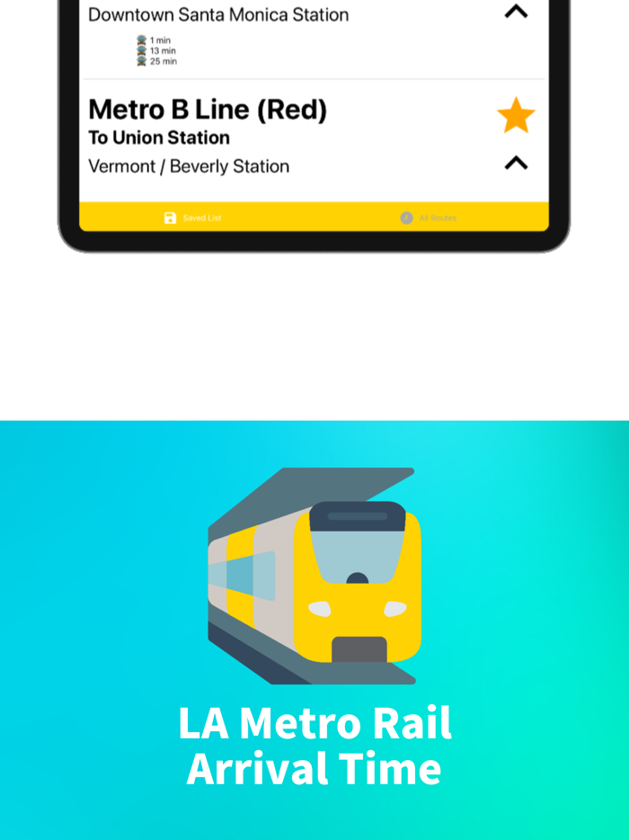 Los Angeles Metro Rail Time