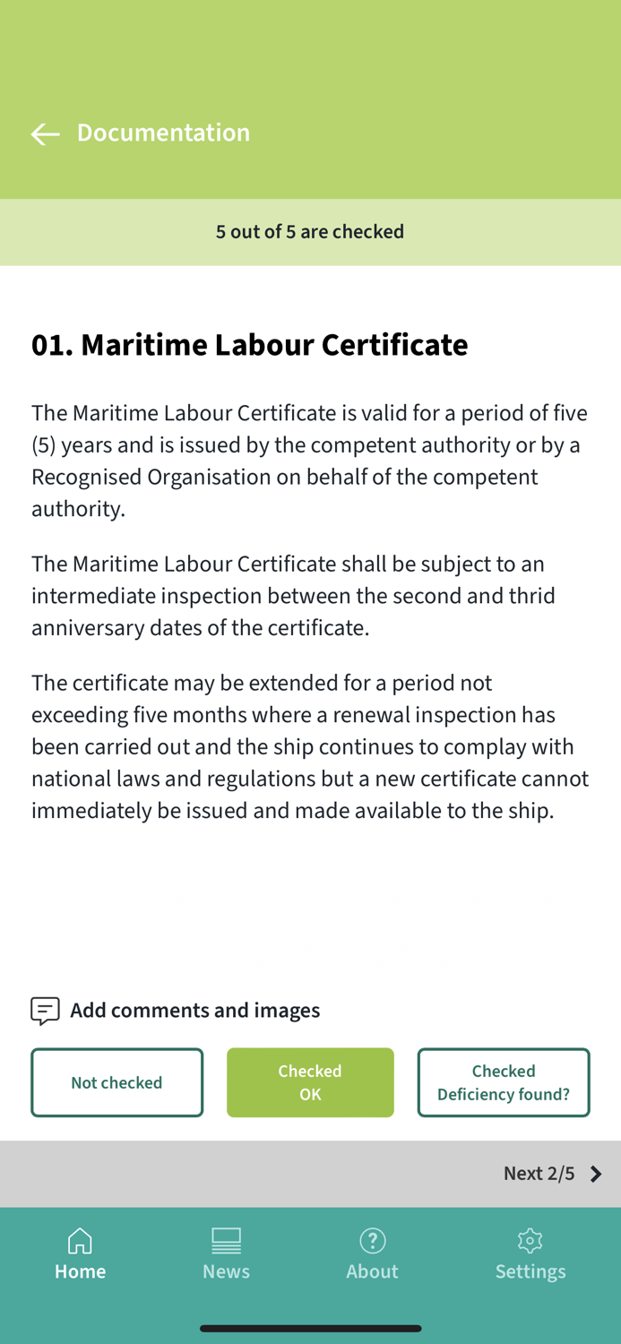 PSC Pocket Checklists