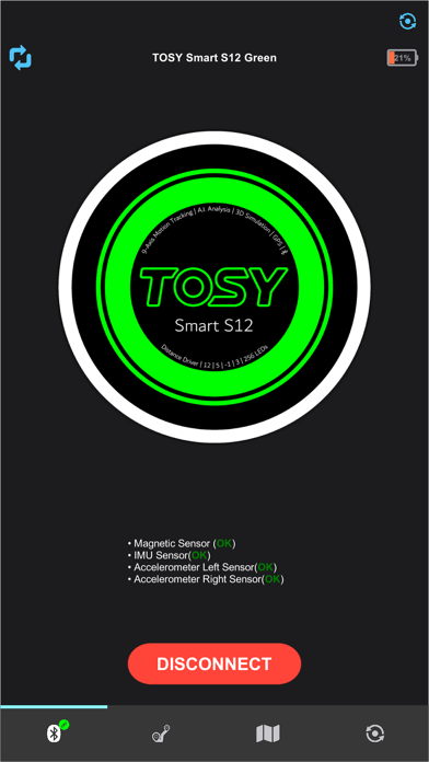 TOSY Smart Golf Disc Screenshot