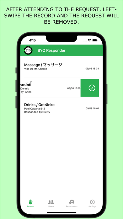 BYO Responder Screenshot