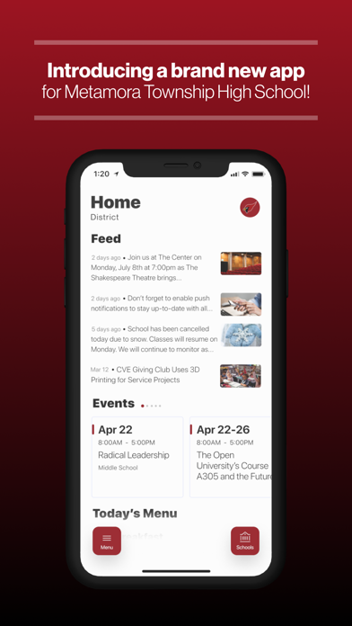 Metamora Township High School Screenshot