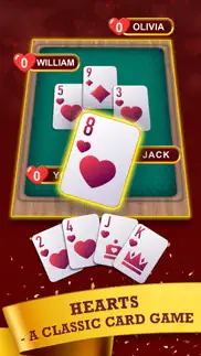 hearts: classic card game fun iphone screenshot 1