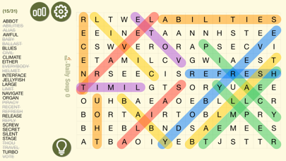 Daily Soup - Word Search Screenshot