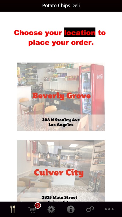 Potato Chips Deli App