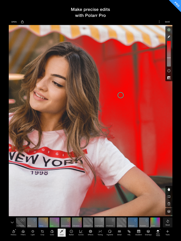 Polarr Pro Photo Editor iPad screenshot 8 - Photo & Video app