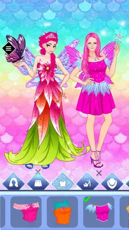 Game screenshot Magic Fairy Butterfly Dress up mod apk
