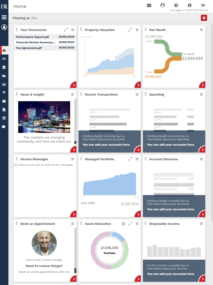 Bentley Reid Client Portal