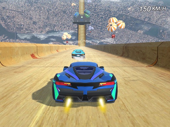 Screenshot #4 for Super Hero Mega Ramp Car Stunt