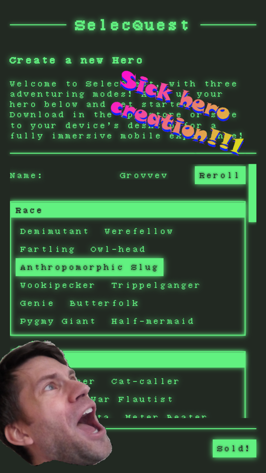 #1. SelecQuest (iOS) By: Sean Cunningham