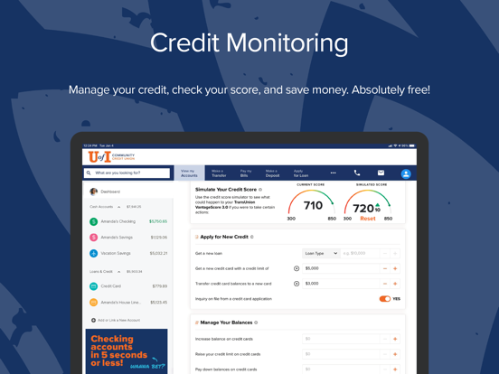 U of I Community Credit Union iPad screenshot 7 - Finance app