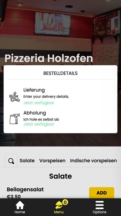 Pizzeria Holzofen