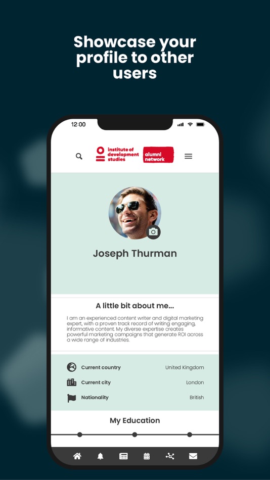 #3. IDS Alumni Network App (iOS) 由: Toucan Tech