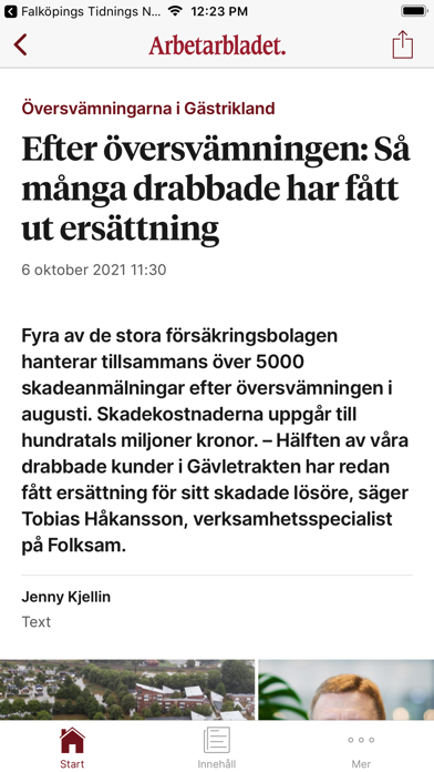 Arbetarbladet Nyhetsappのおすすめ画像2