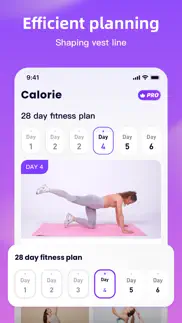 calorie - home workout iphone screenshot 1