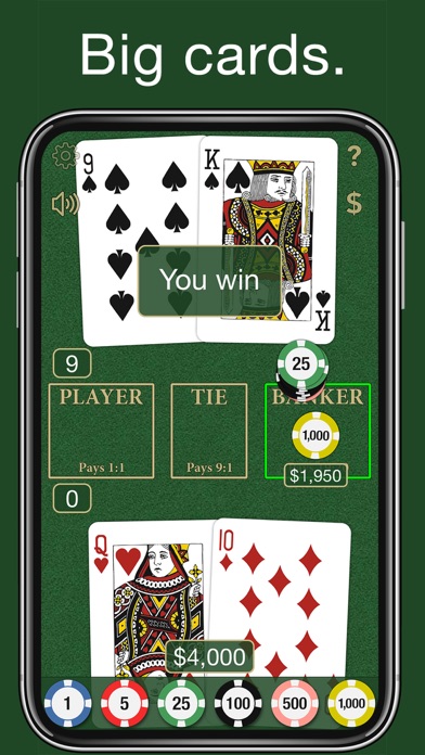 Baccarat ∙ Screenshot