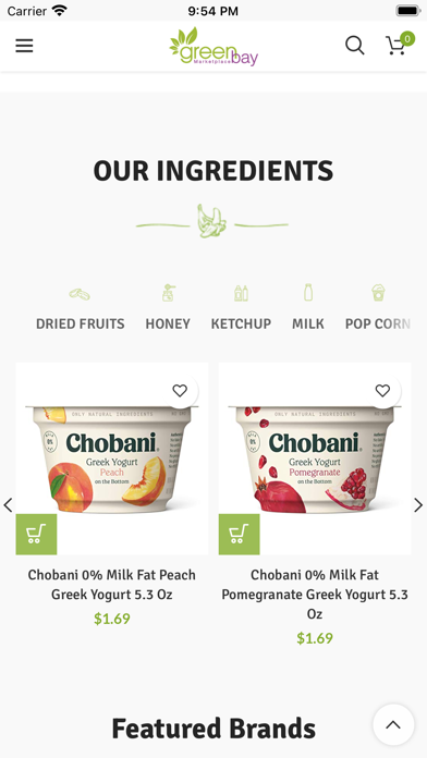 Greenbay Marketplace Screenshot