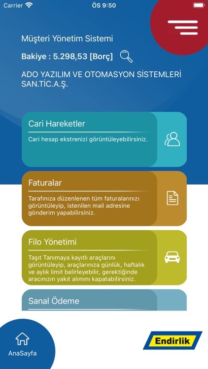 Endirlik Müşteri Yönetimi