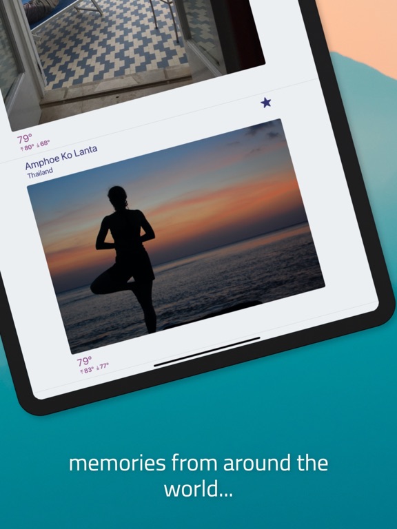 WeatherHop iPad screenshot 4 - Weather app