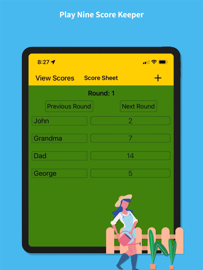 PlayNine Scorekeeping App