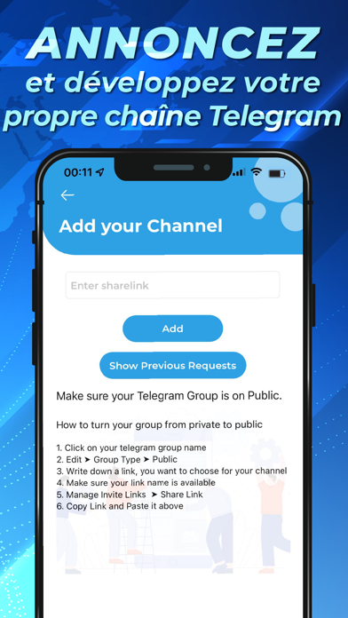 Screenshot #3 pour Groupes pour app Telegram PRO