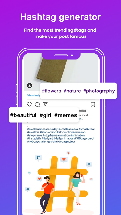 Hashtag : For Social Media Screenshot