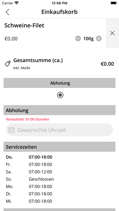 Metzgerei Heimann Screenshot