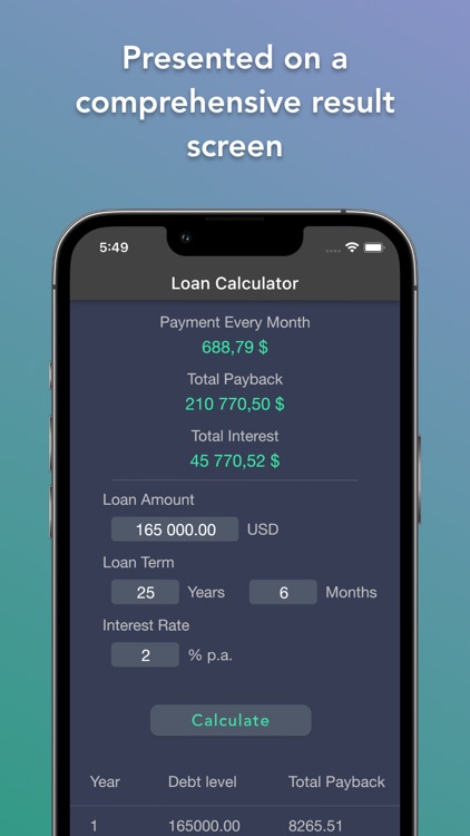 Loan & Interest Calculator
